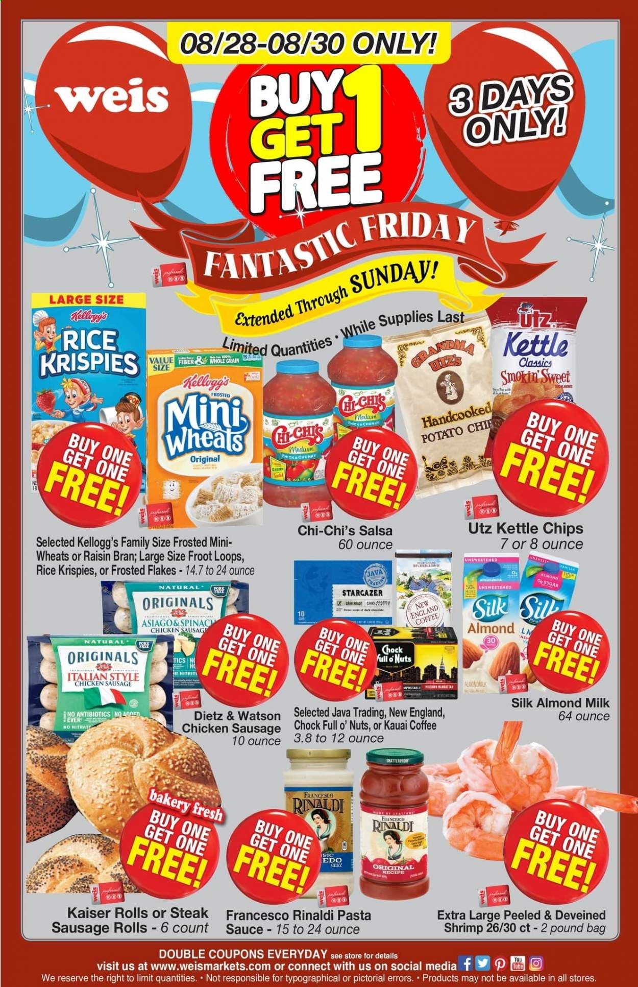 Weis Weekly Ad August 28 to August 30