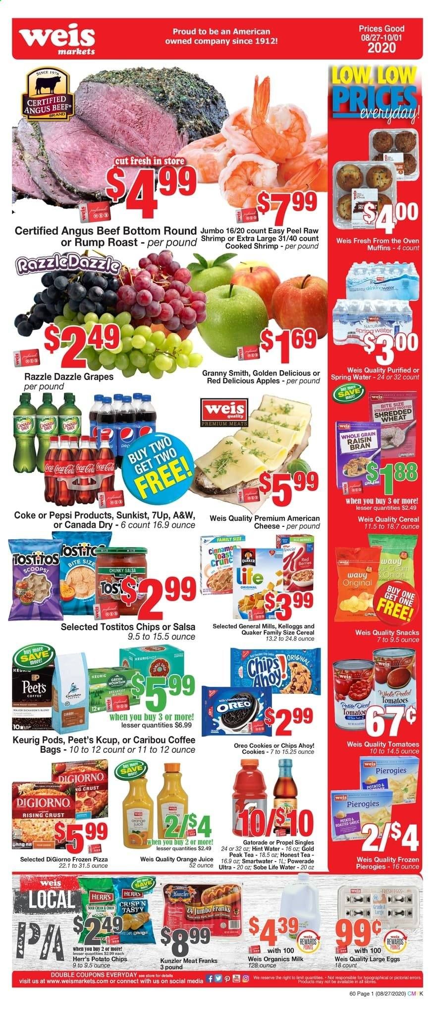 Weis Weekly Ad August 27 to October 1