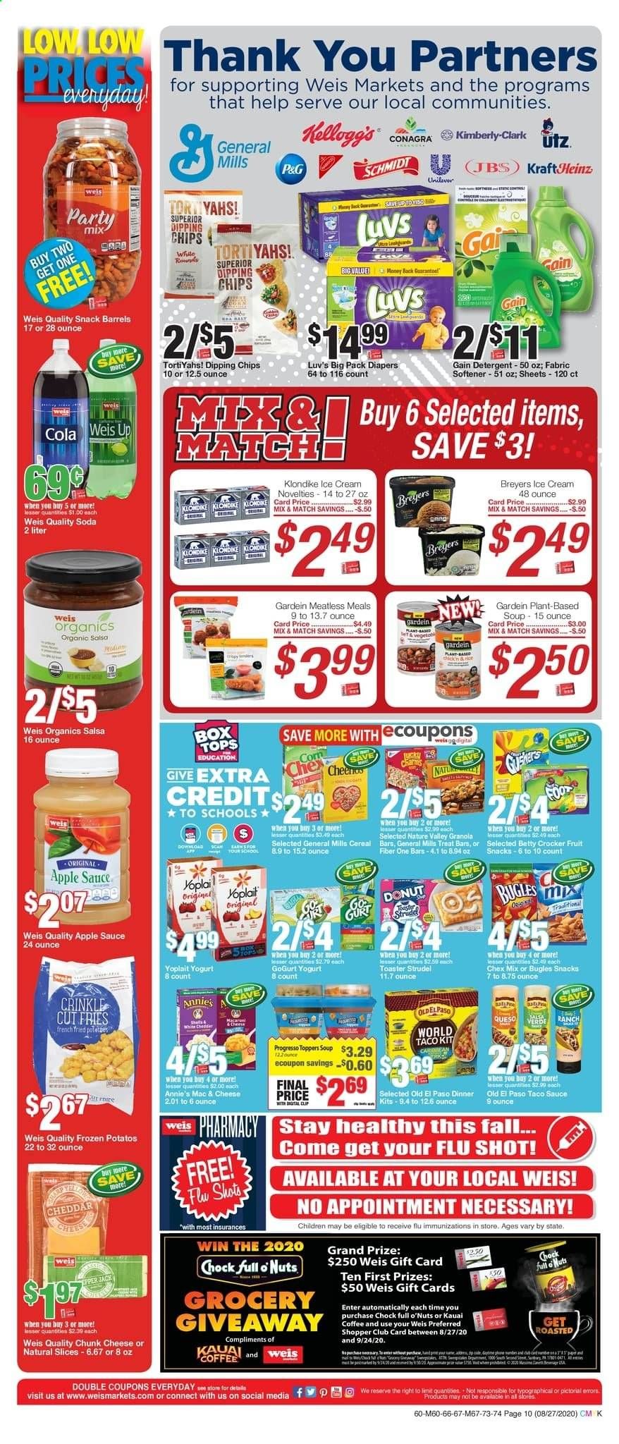 Weis Weekly Ad August 27 to October 1