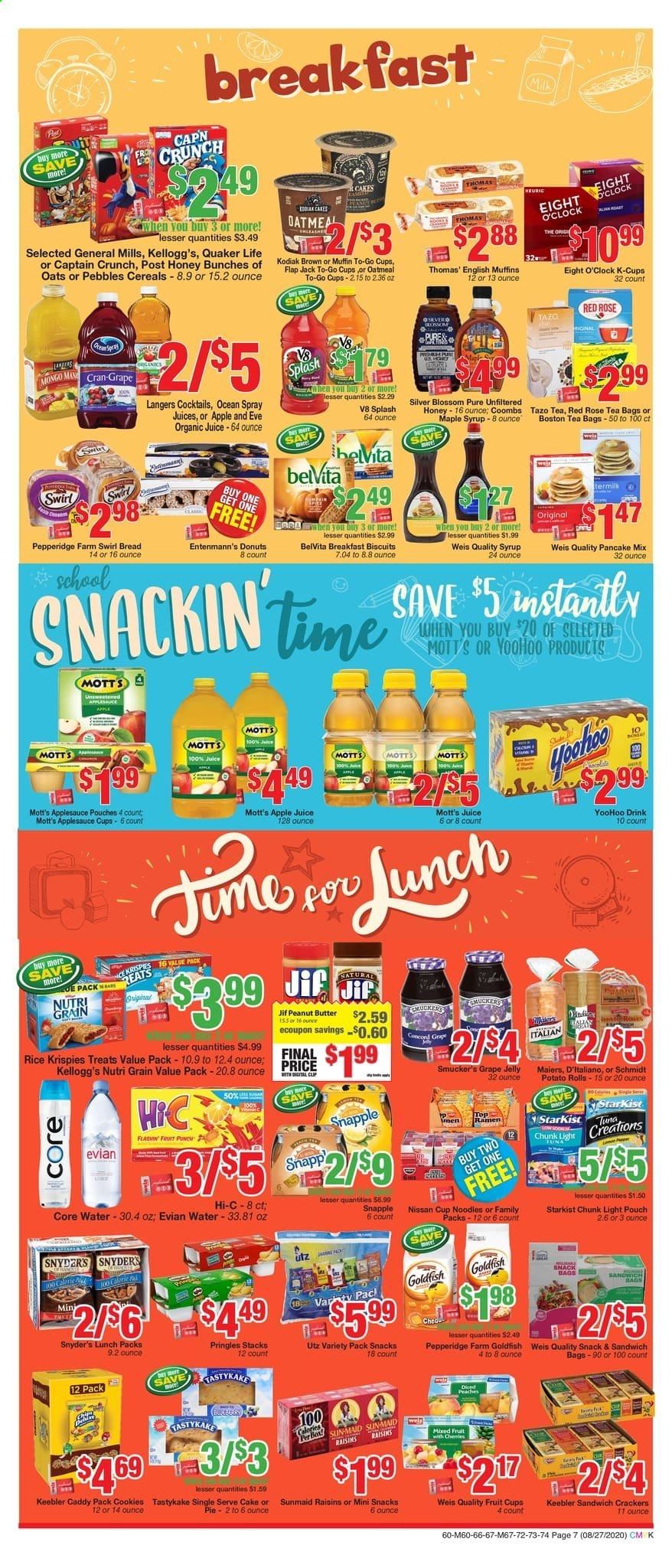 Weis Weekly Ad August 27 to October 1