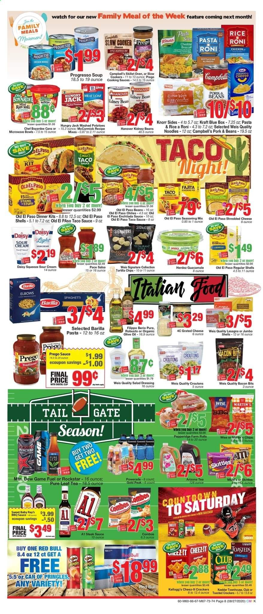Weis Weekly Ad August 27 to October 1