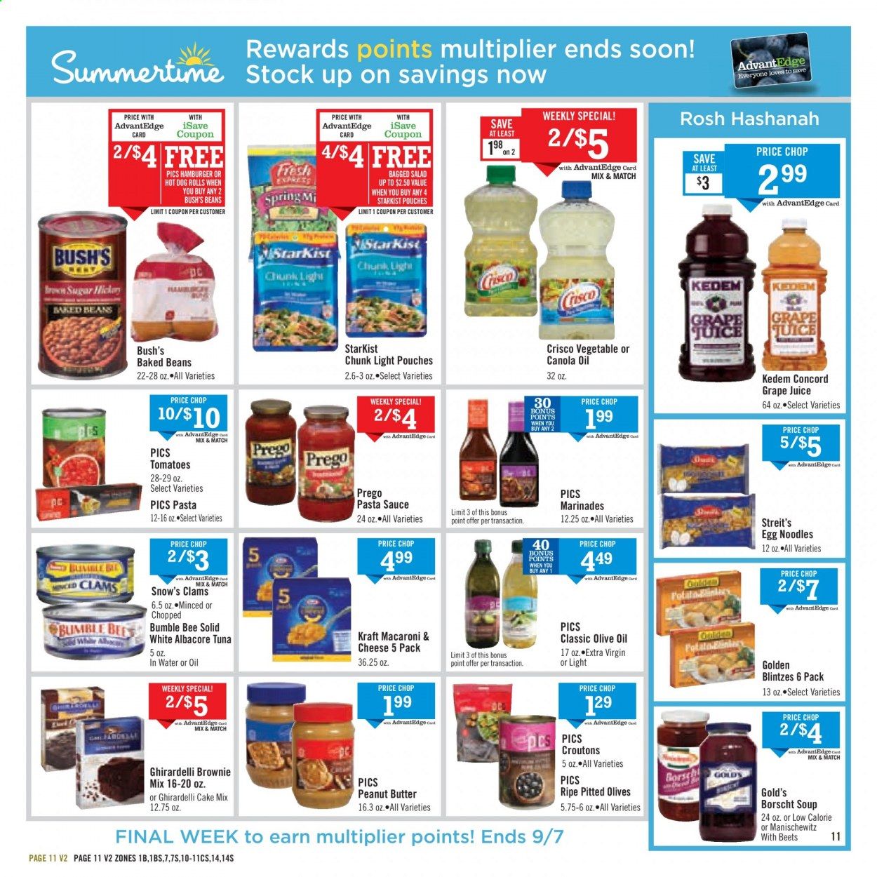 Price Chopper (CT) Weekly Ad August 30 to September 5
