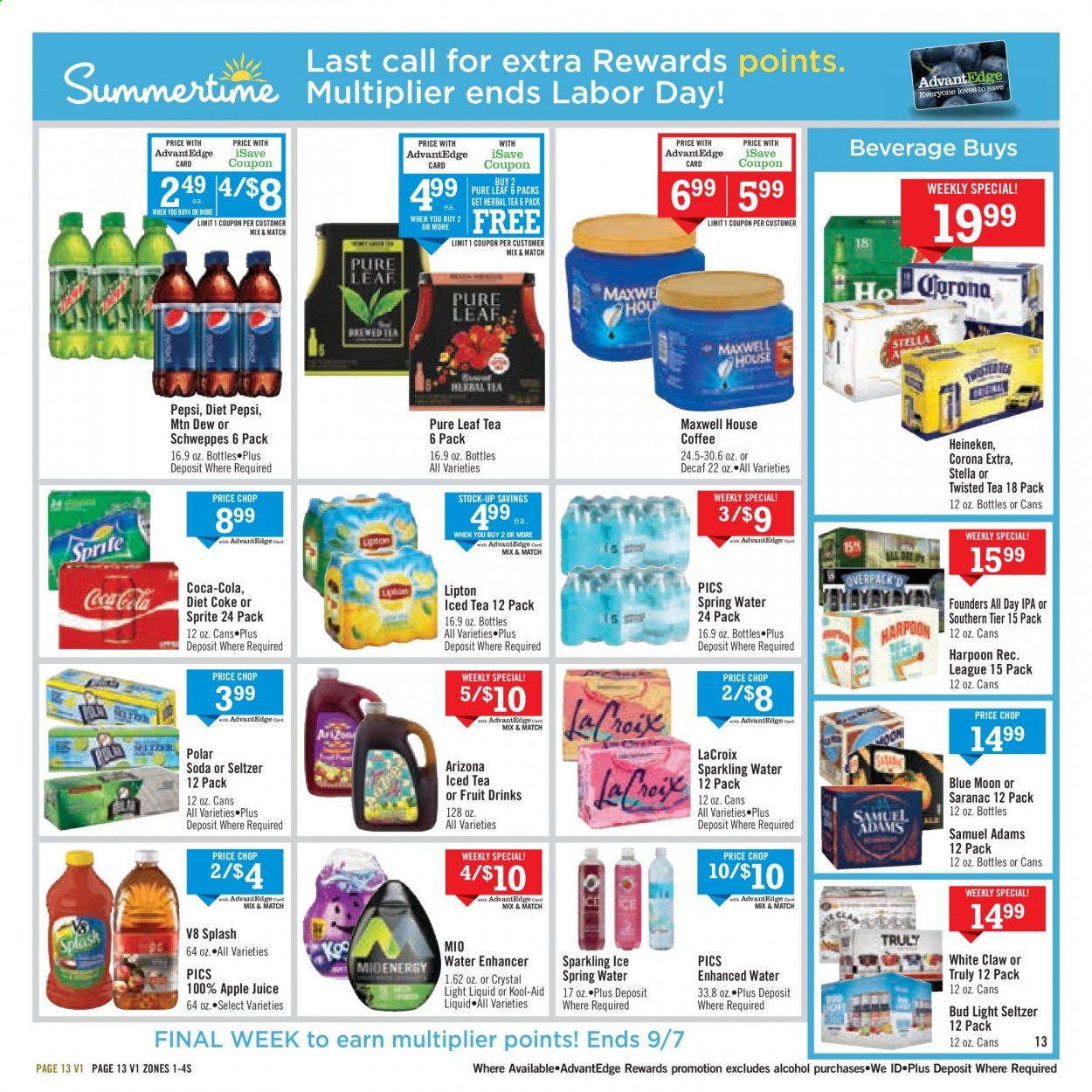 Price Chopper (NY) Weekly Ad August 30 to September 5