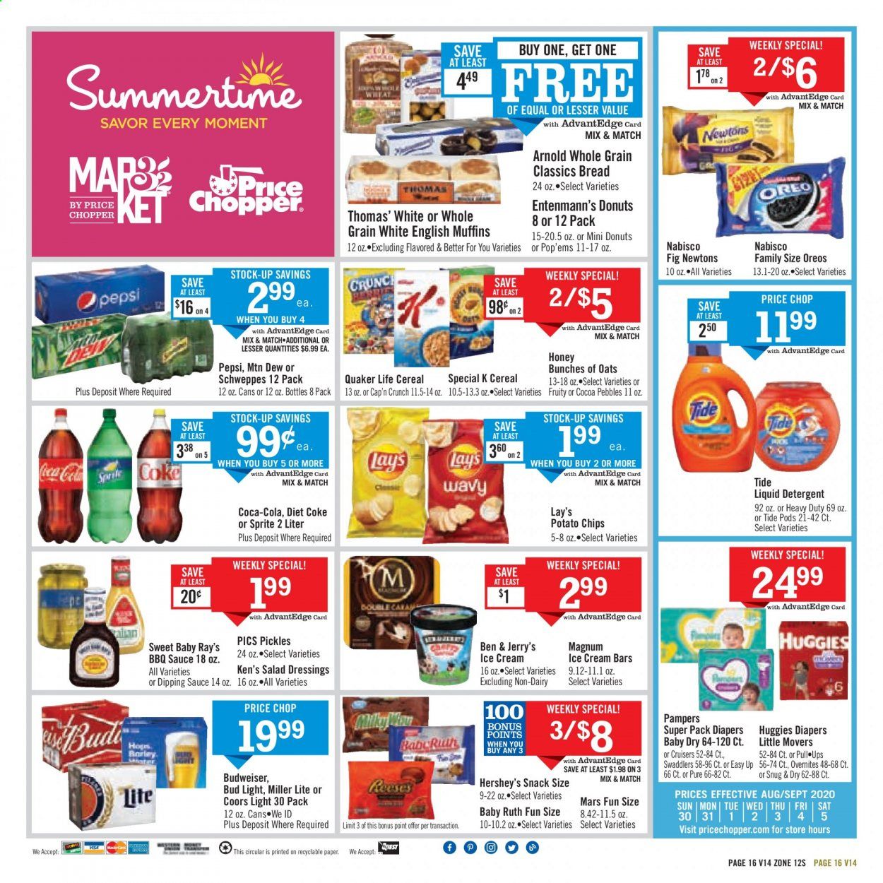 Price Chopper (VT) Weekly Ad August 30 to September 5