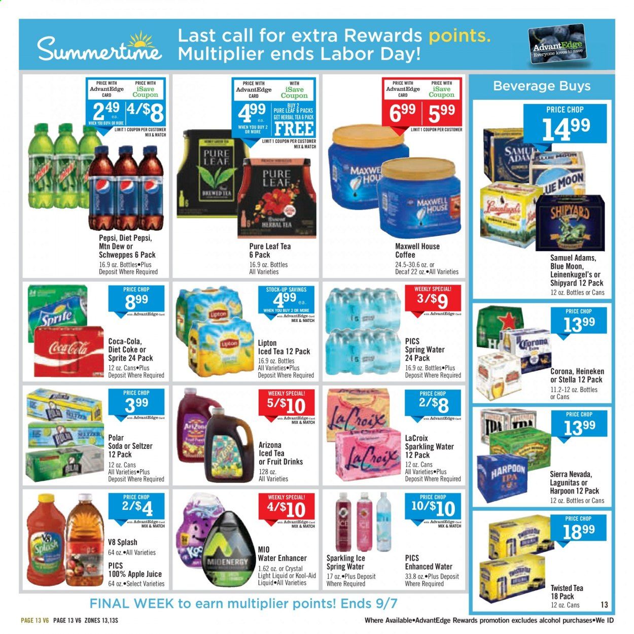 Price Chopper (NH) Weekly Ad August 30 to September 5