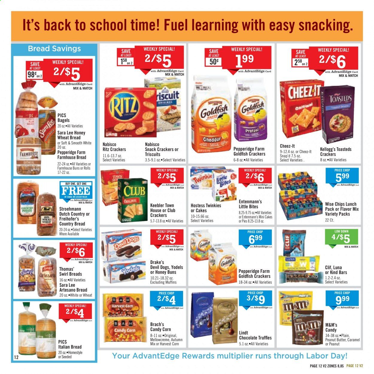 Price Chopper (PA) Weekly Ad August 30 to September 5