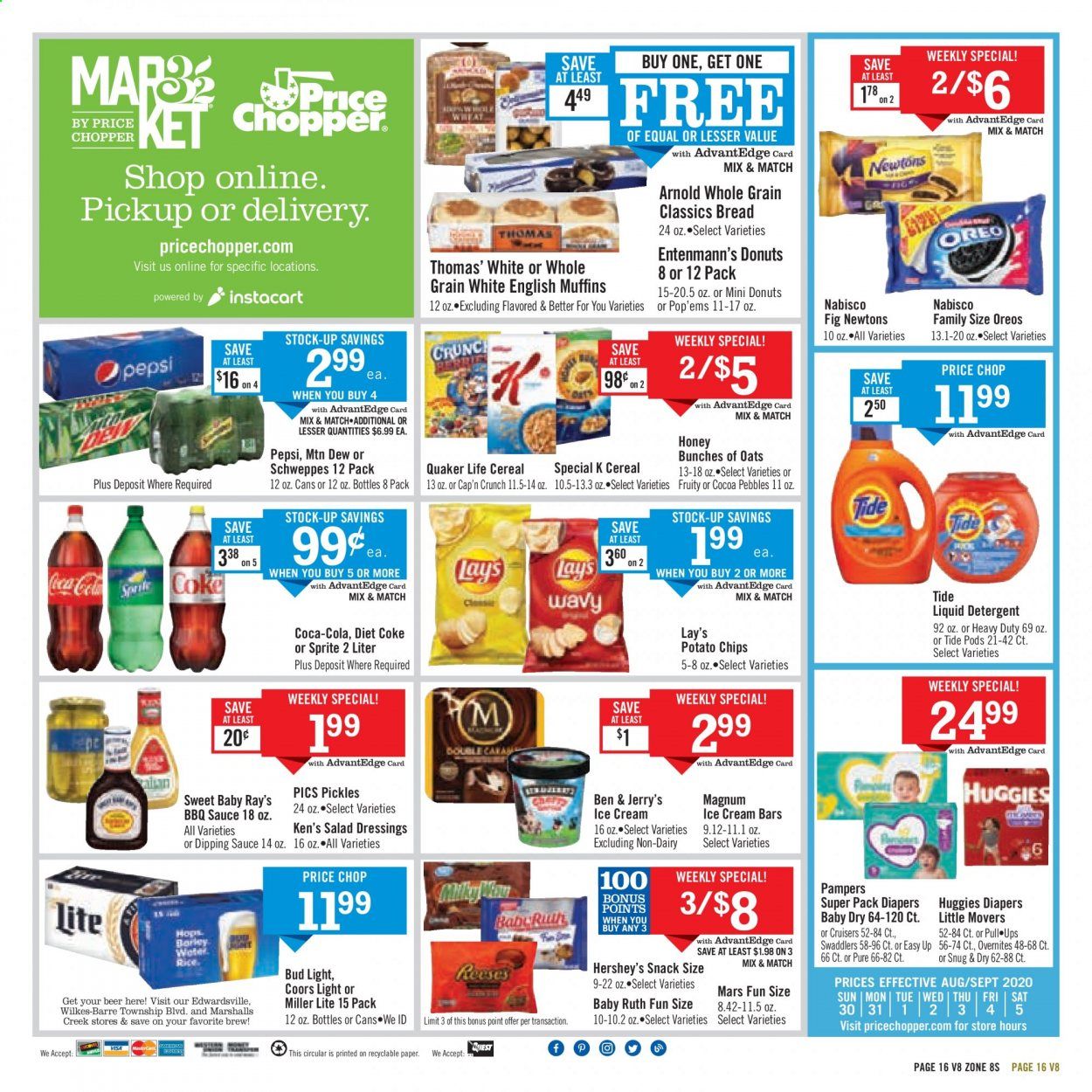 Price Chopper (PA) Weekly Ad August 30 to September 5