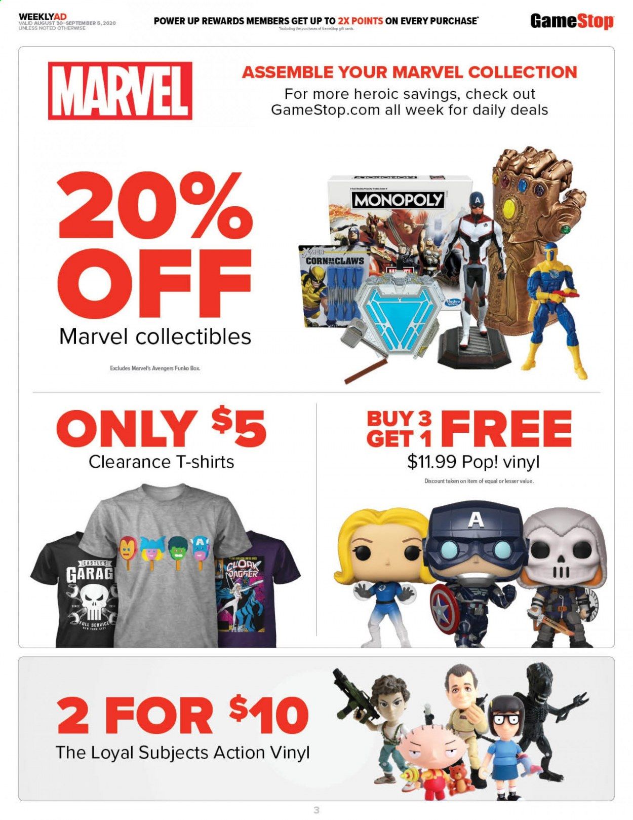 GameStop Weekly Ad August 30 to September 5