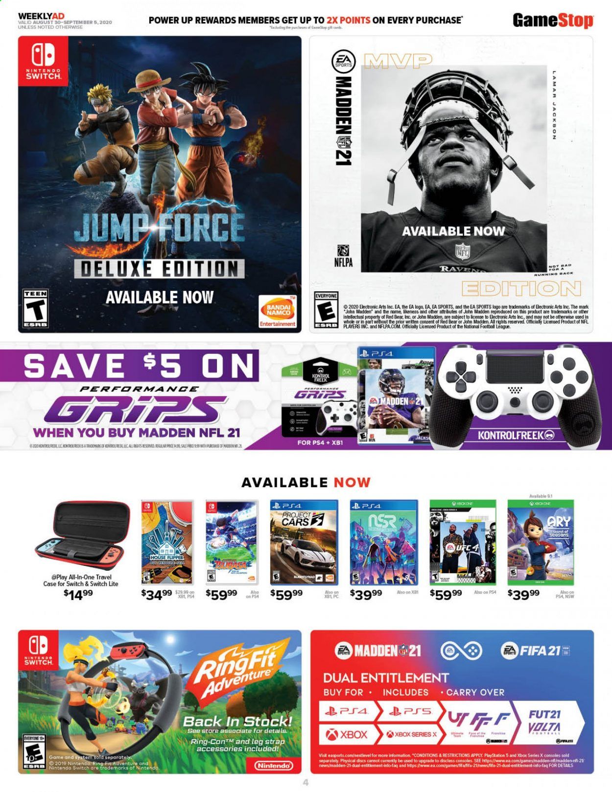 GameStop Weekly Ad August 30 to September 5