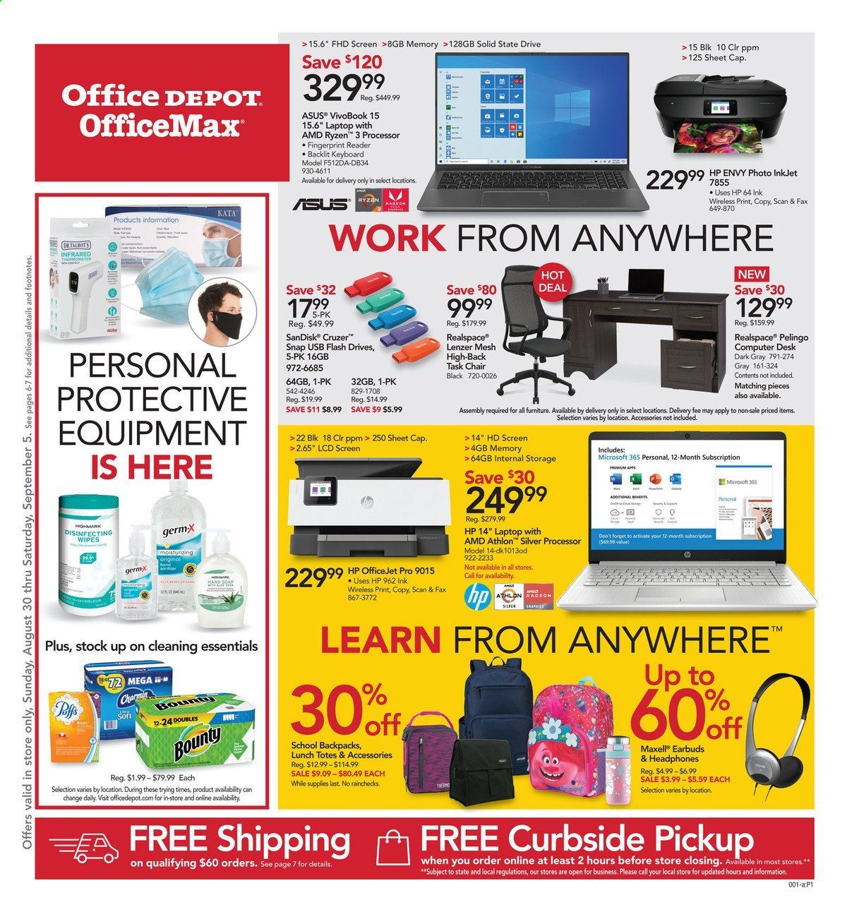 Office DEPOT Weekly Ad August 30 to September 5
