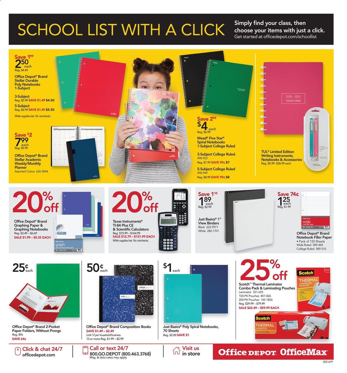 Office DEPOT Weekly Ad August 30 to September 5