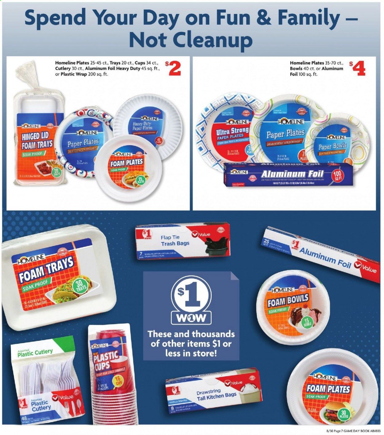 Family Dollar Weekly Ad August 30 to October 24