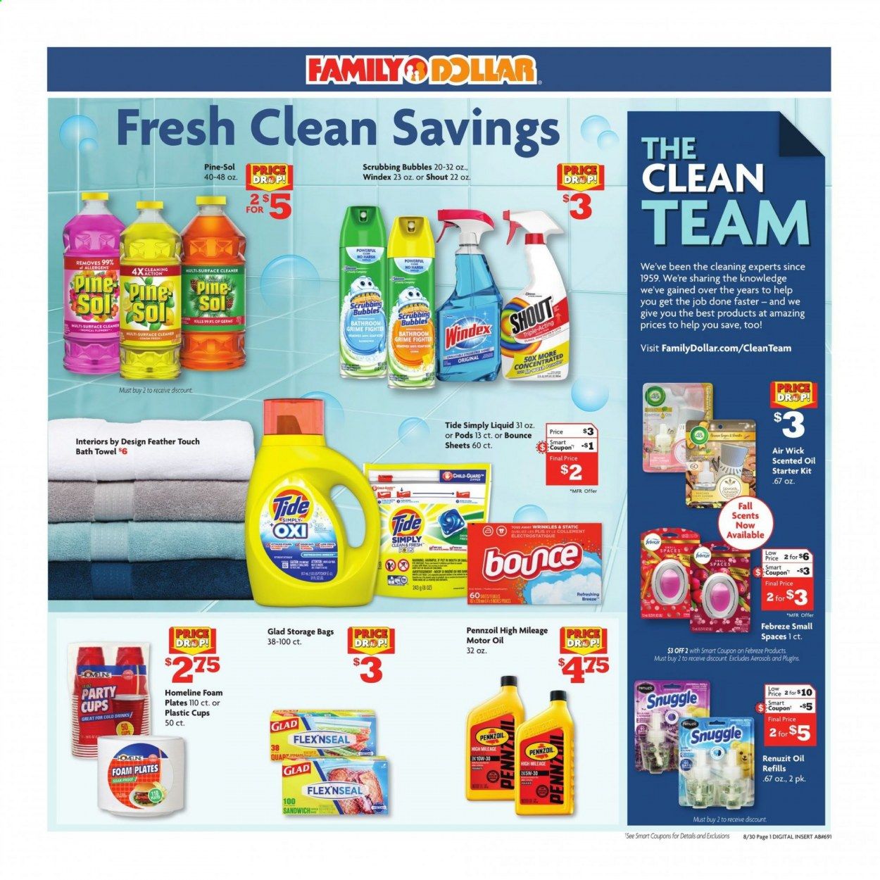 Family Dollar Weekly Ad August 30 to September 5