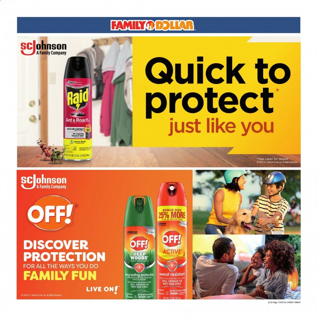 Family Dollar Weekly Ad August 30 to September 5