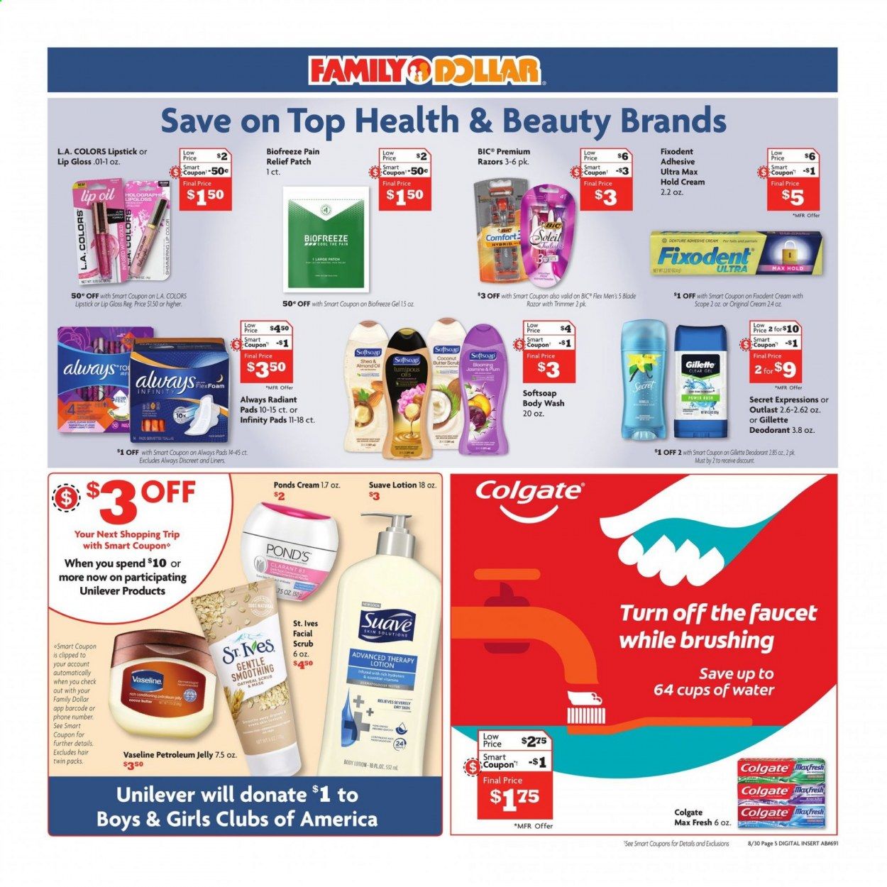 Family Dollar Weekly Ad August 30 to September 5