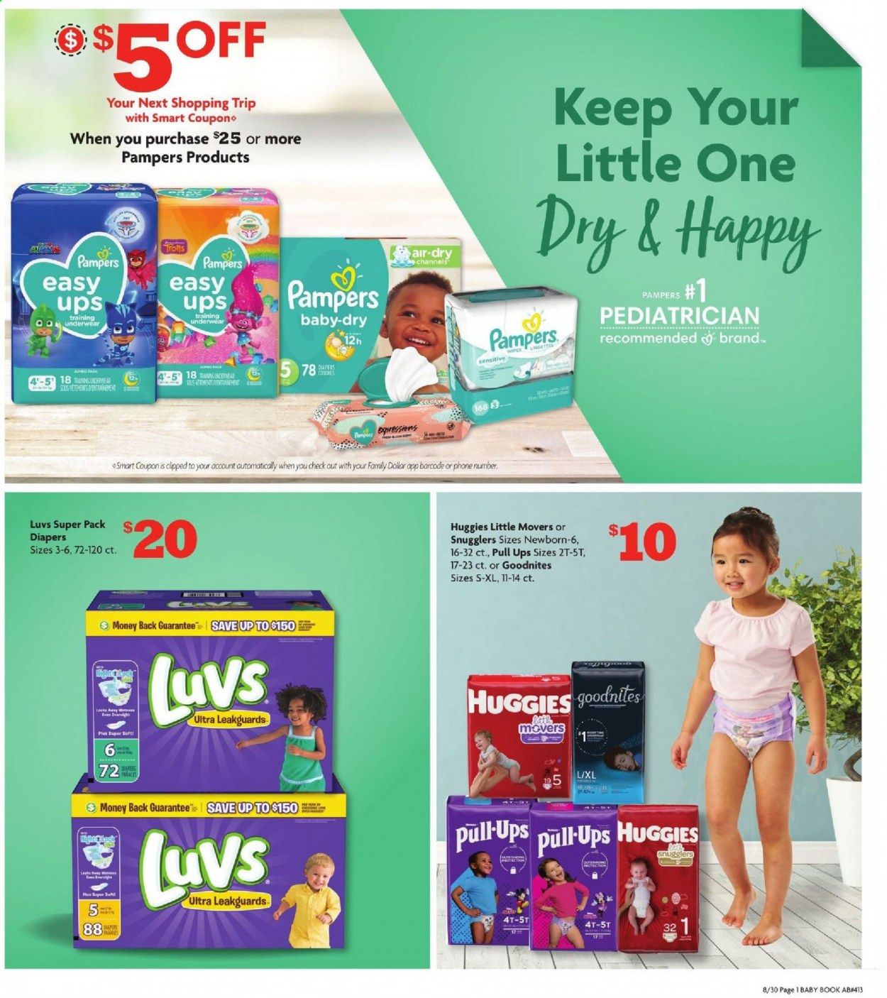Family Dollar Weekly Ad August 30 to October 3