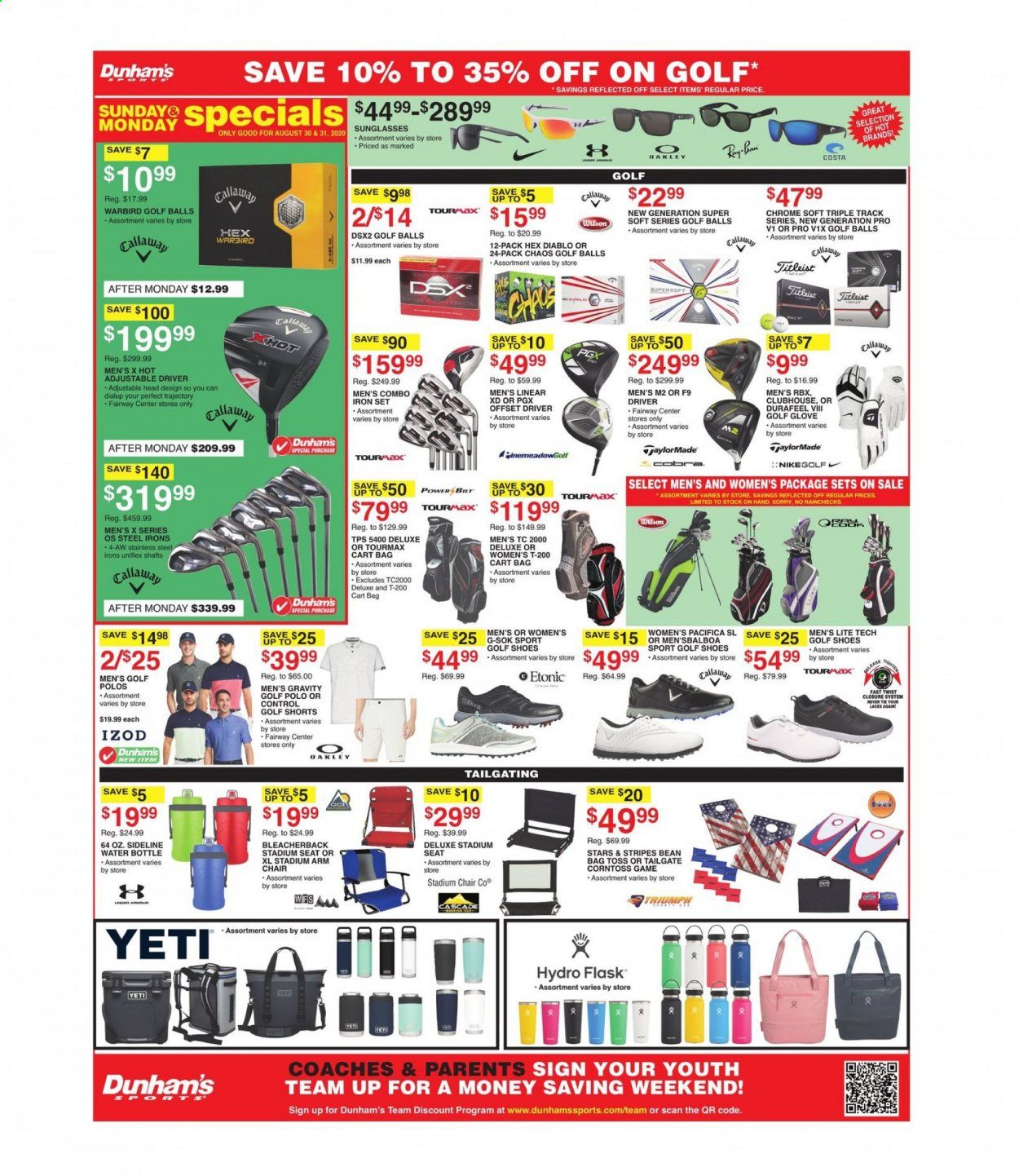 Dunham's Sports Weekly Ad August 29 to September 3