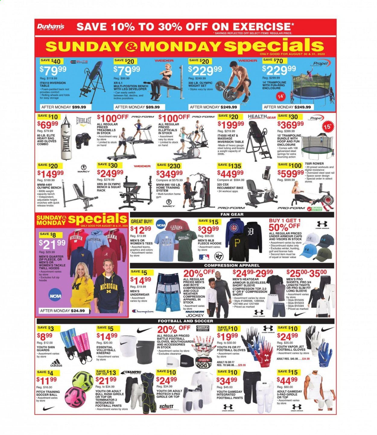 Dunham's Sports Weekly Ad August 29 to September 3