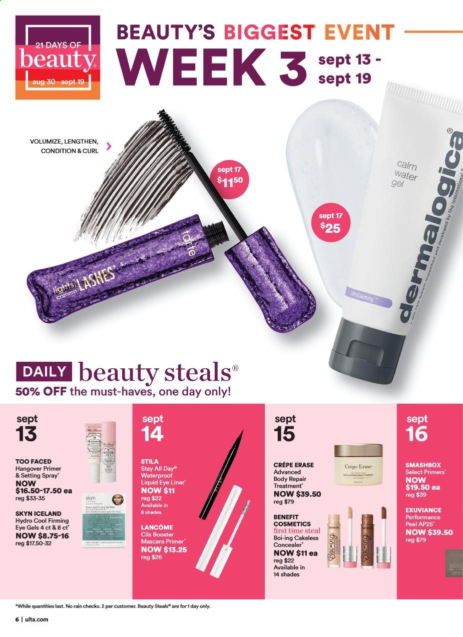 Ulta Beauty Weekly Ad August 30 to September 19
