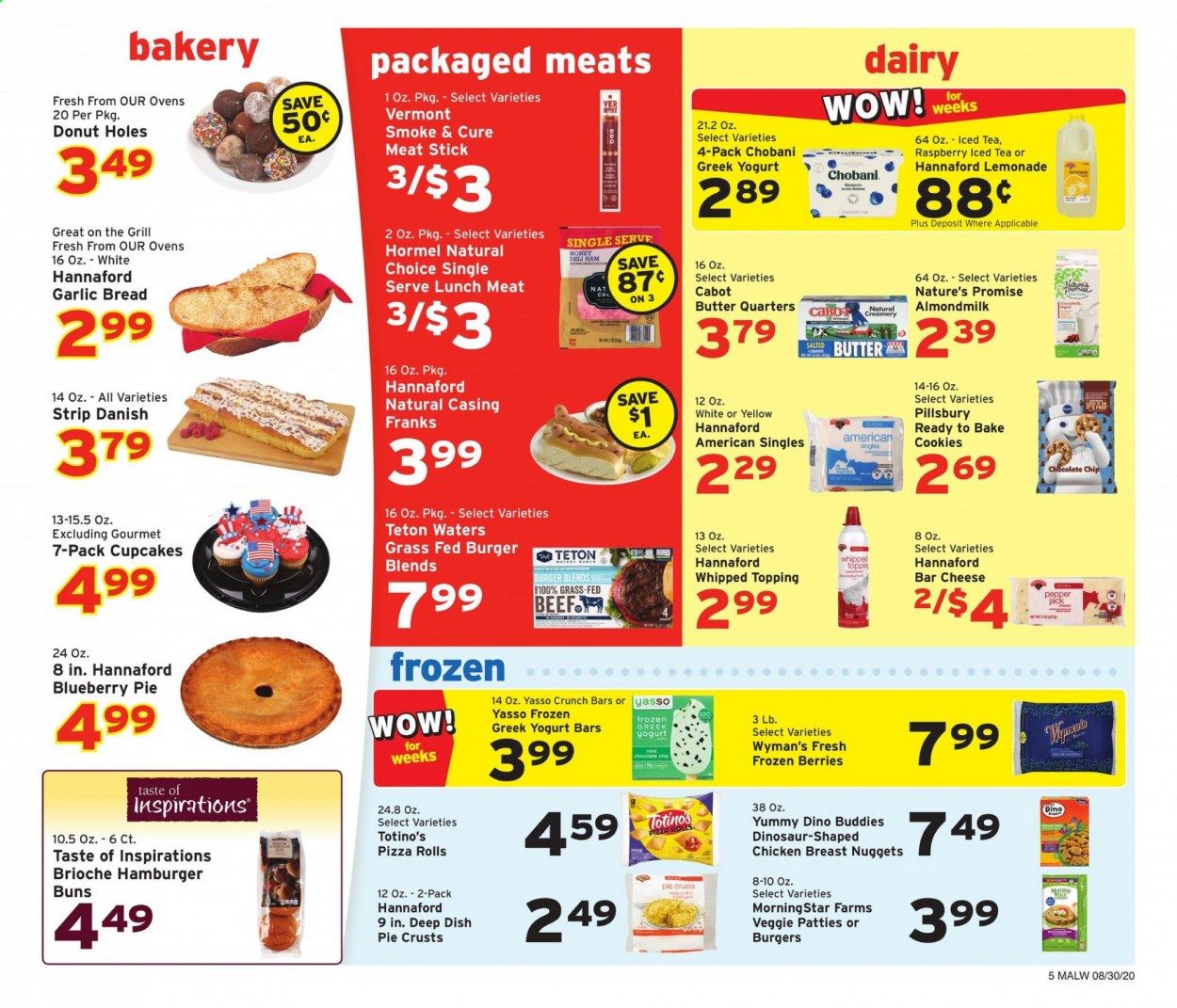 Hannaford (MA) Weekly Ad August 30 to September 5