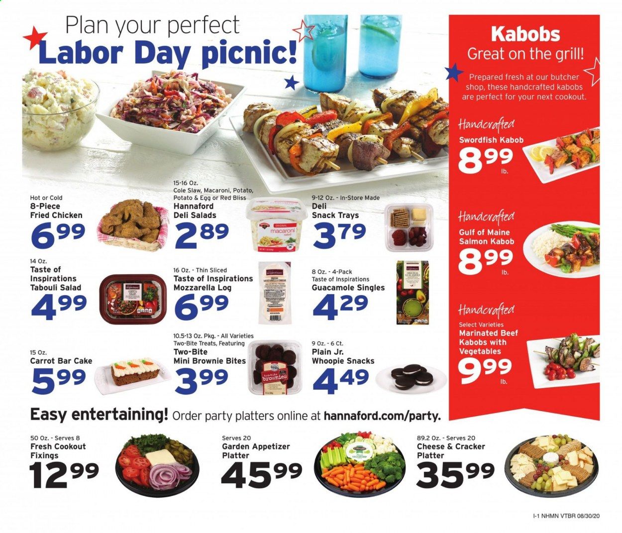 Hannaford (NH) Weekly Ad August 30 to September 5