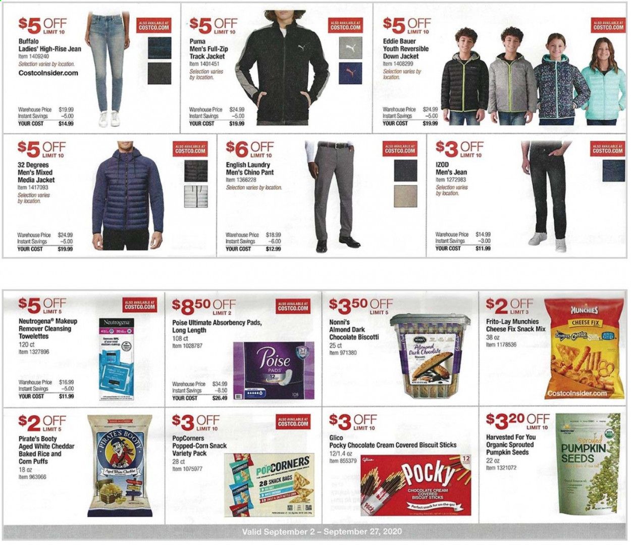 Costco Weekly Ad September 2 to September 27