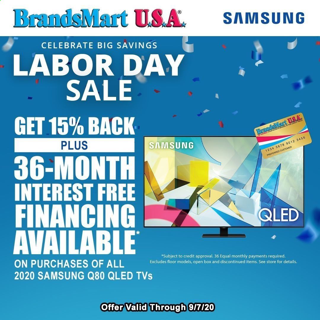 Brandsmart USA Weekly Ad August 31 to September 7