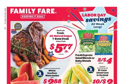 Family Fare Weekly Ad August 30 to September 5