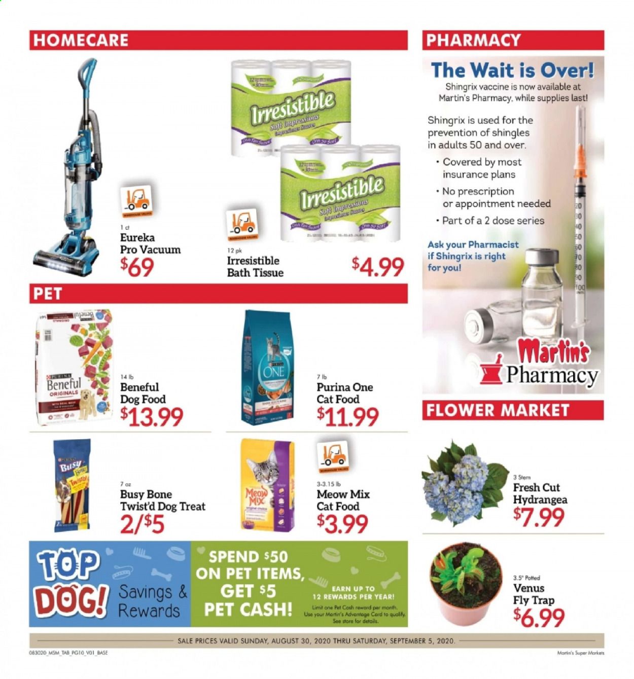 Martin’s Weekly Ad August 30 to September 5