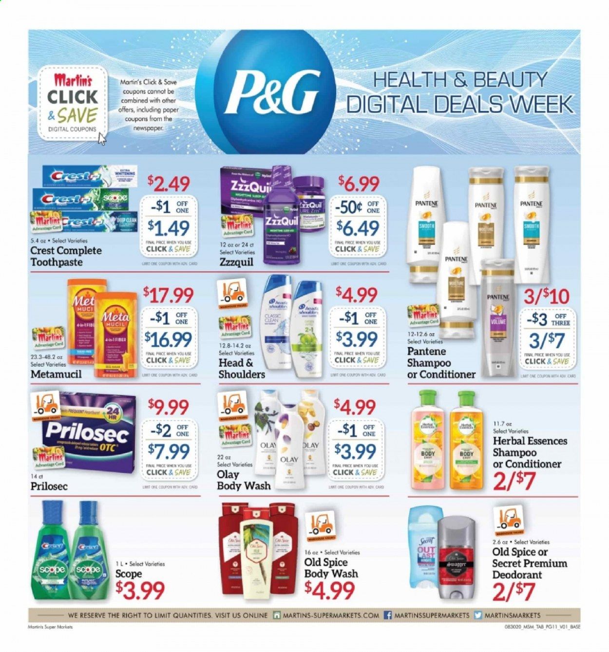 Martin’s Weekly Ad August 30 to September 5