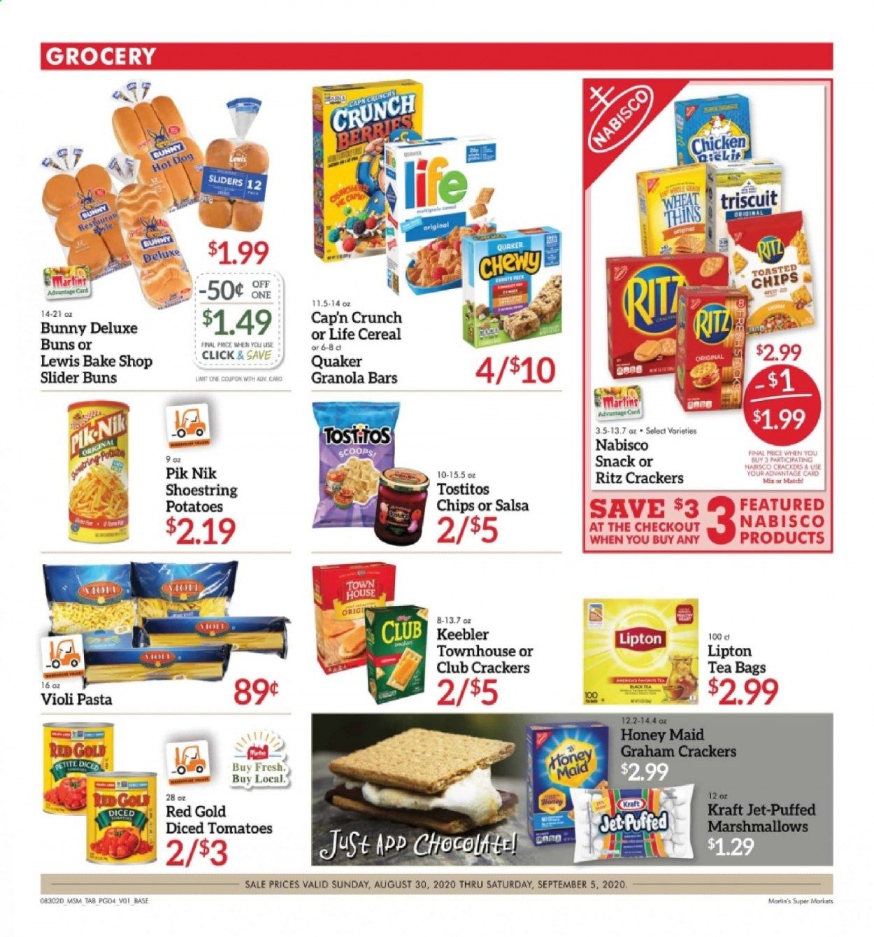 Martin’s Weekly Ad August 30 to September 5