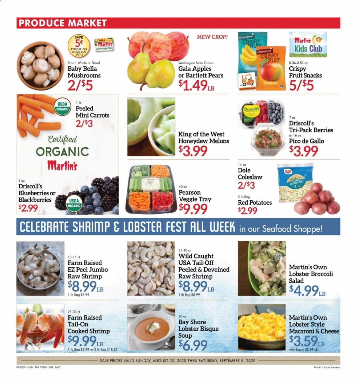 Martin’s Weekly Ad August 30 to September 5