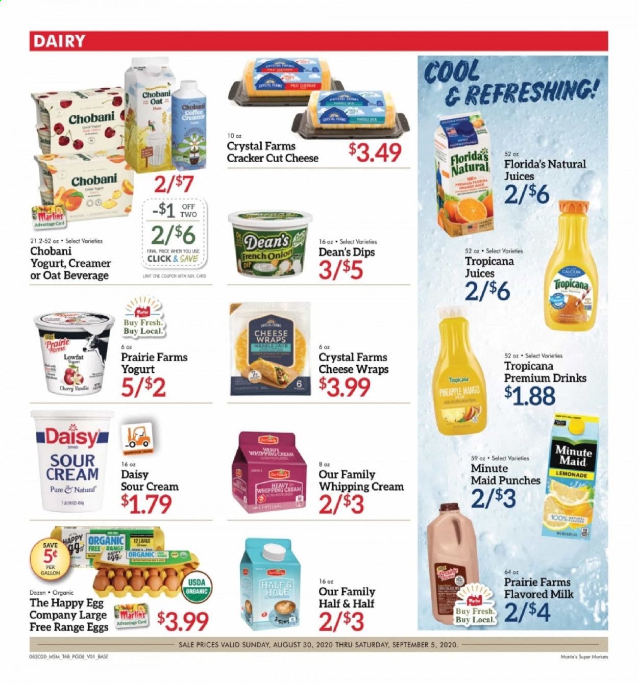Martin’s Weekly Ad August 30 to September 5