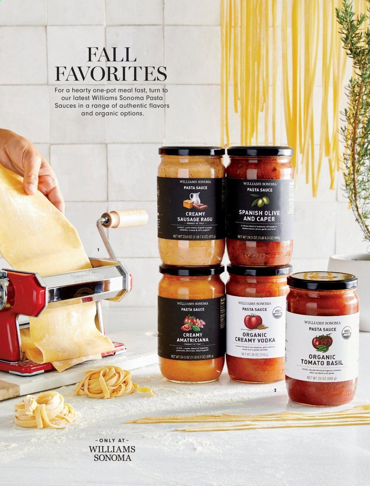 Williams-Sonoma Weekly Ad September 1 to September 30
