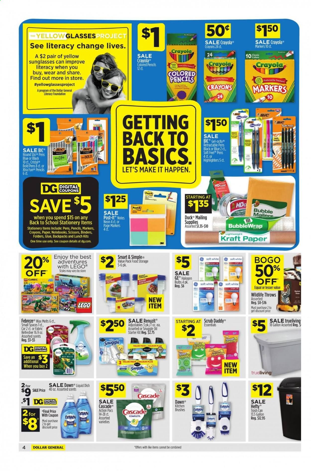 Dollar General (TX) Weekly Ad August 30 to September 5
