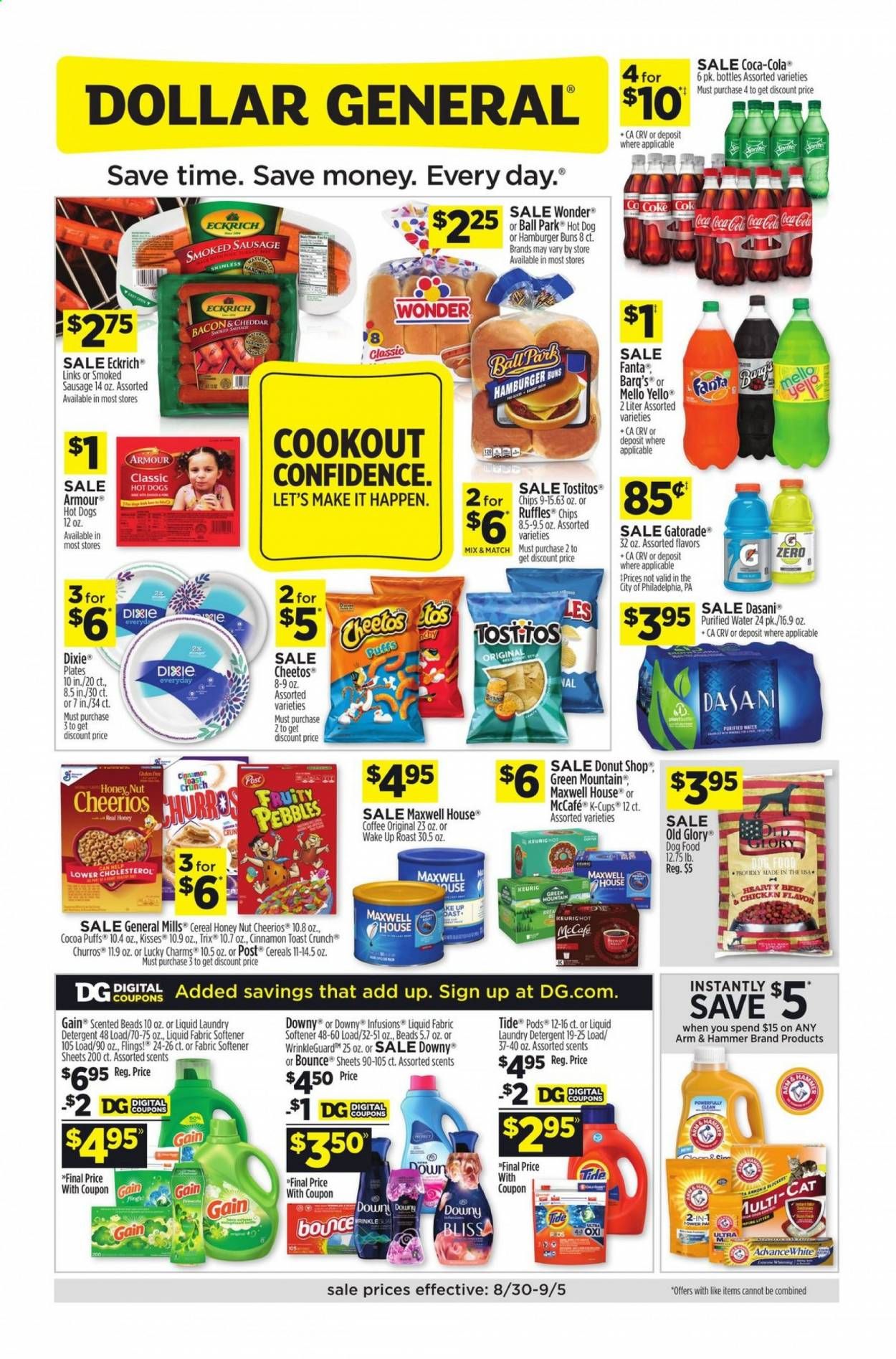 Dollar General (CO, NM) Weekly Ad August 30 to September 5