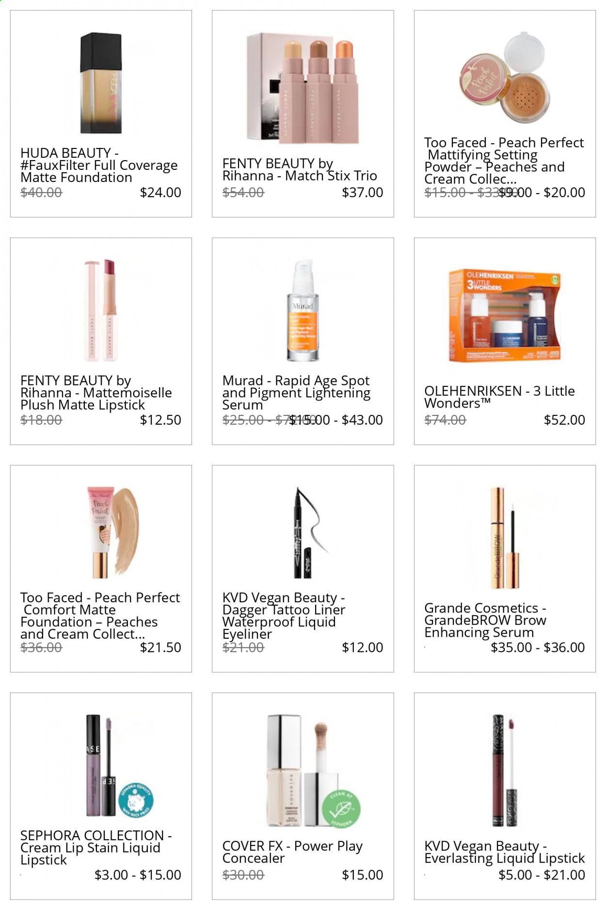 Sephora Catalog 2020-2021