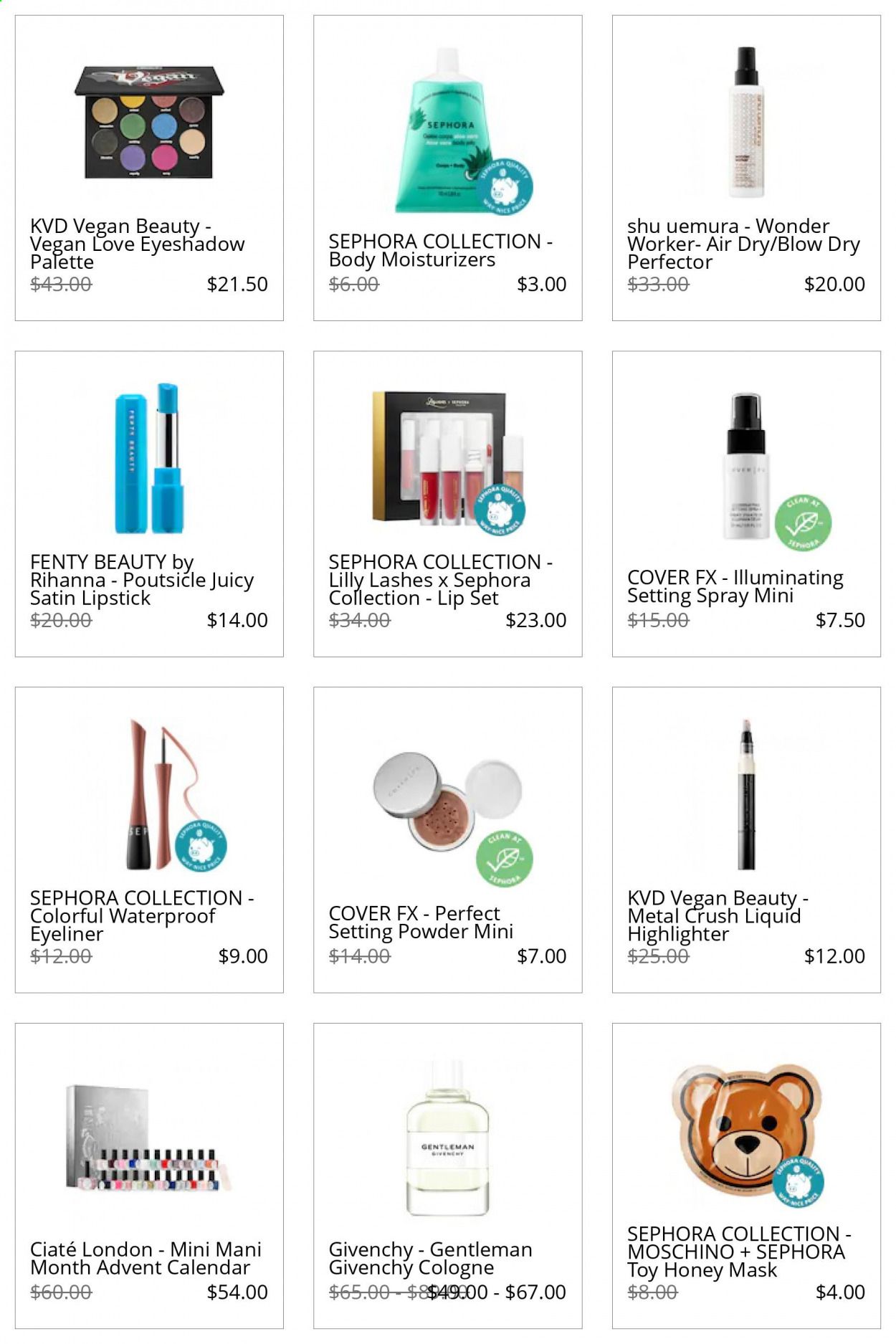 Sephora Catalog 2020-2021