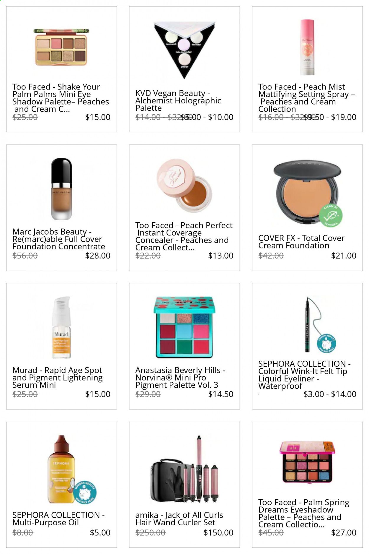 Sephora Catalog 2020-2021