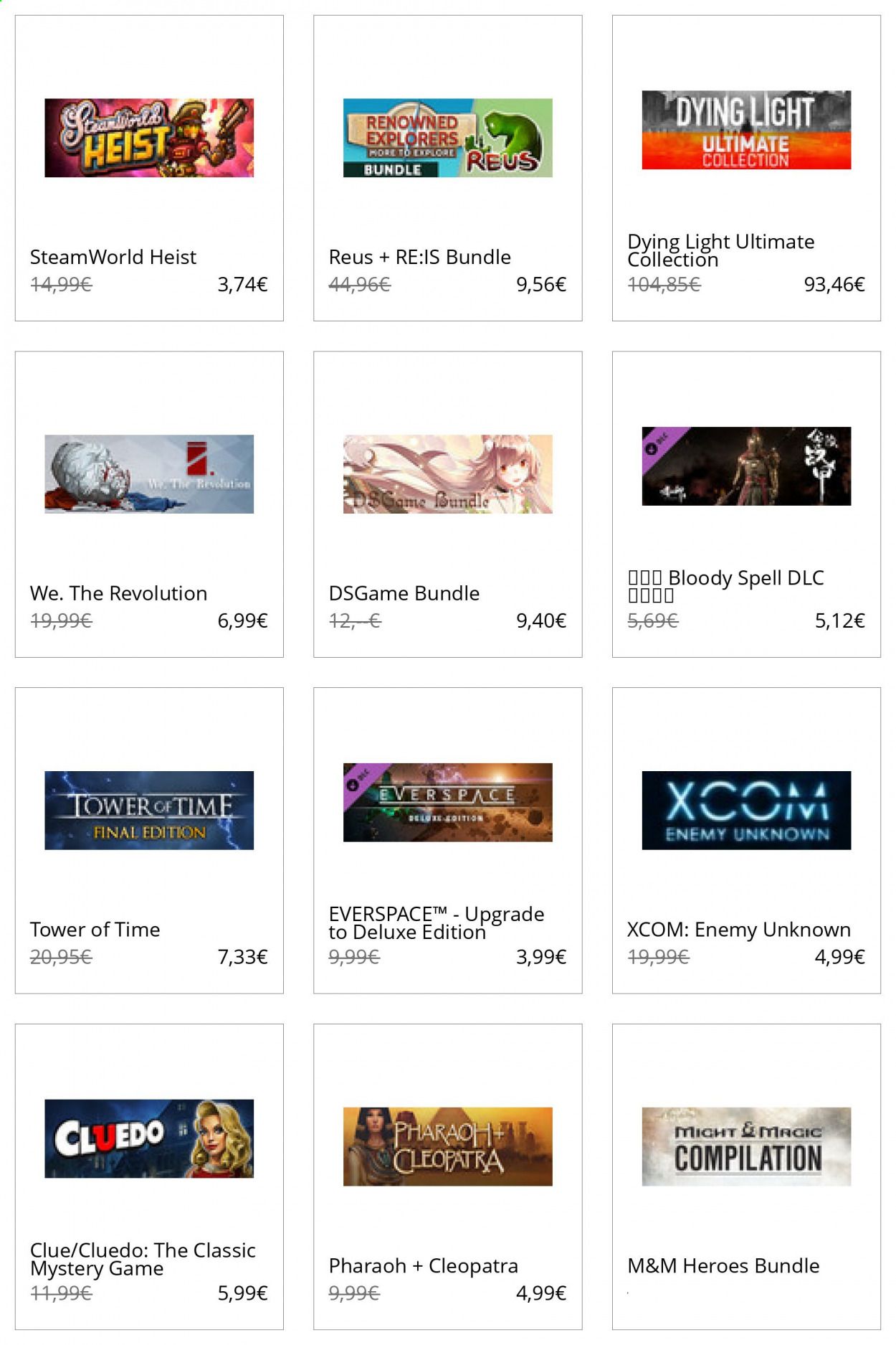 Steam Catalog 2020-2021