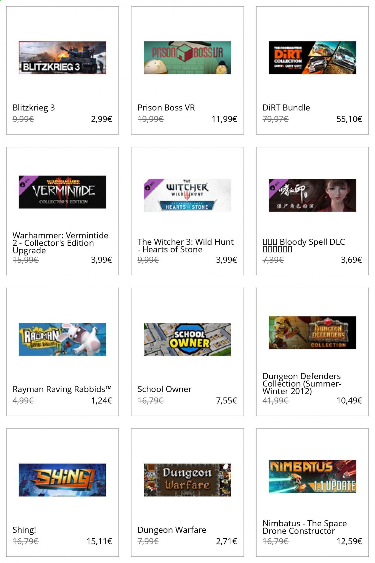 Steam Catalog 2020-2021
