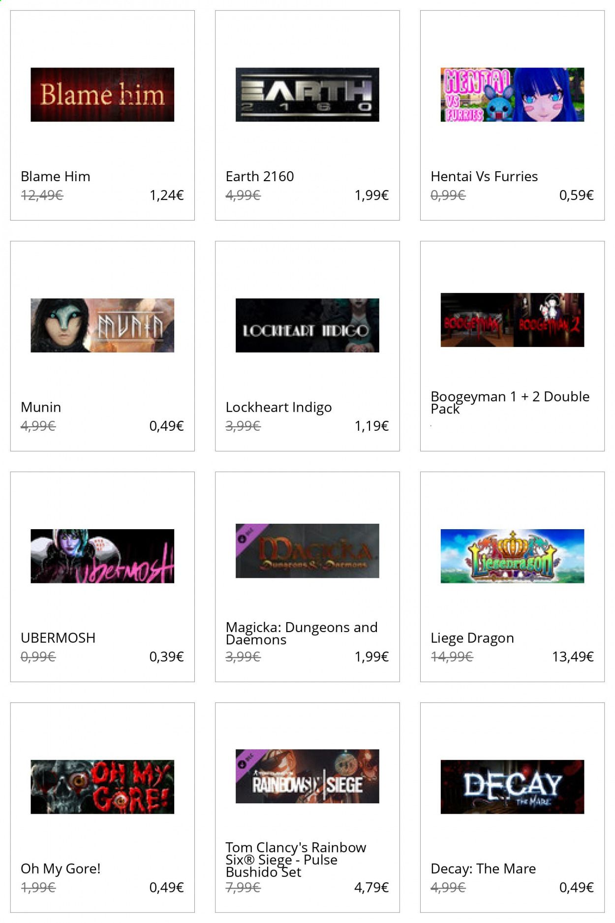 Steam Catalog 2020-2021