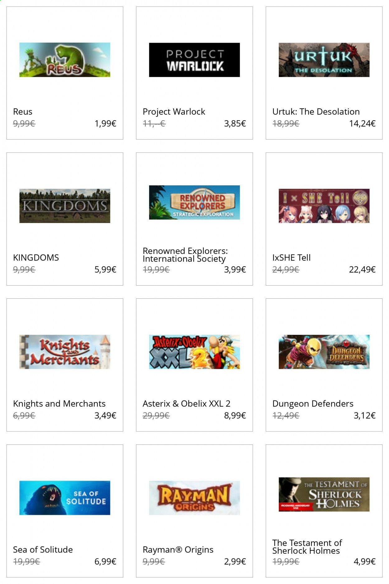 Steam Catalog 2020-2021