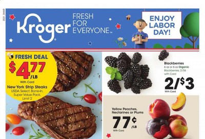 Kroger Weekly Ad September 2 to September 8