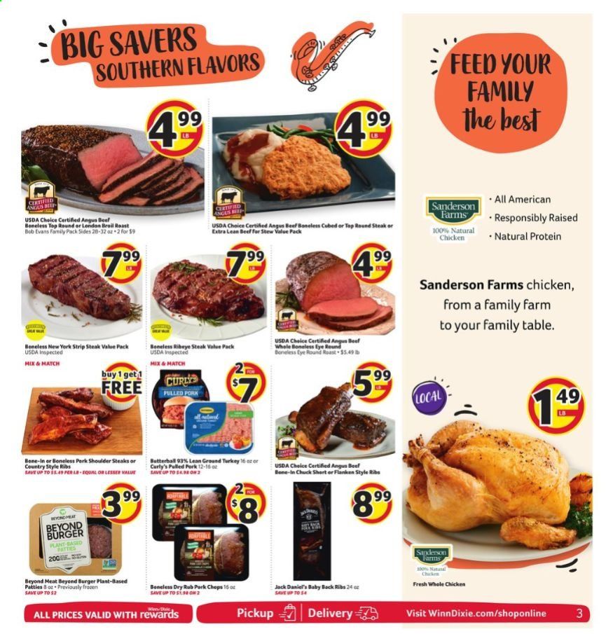 Winn Dixie Weekly Ad September 2 to September 8