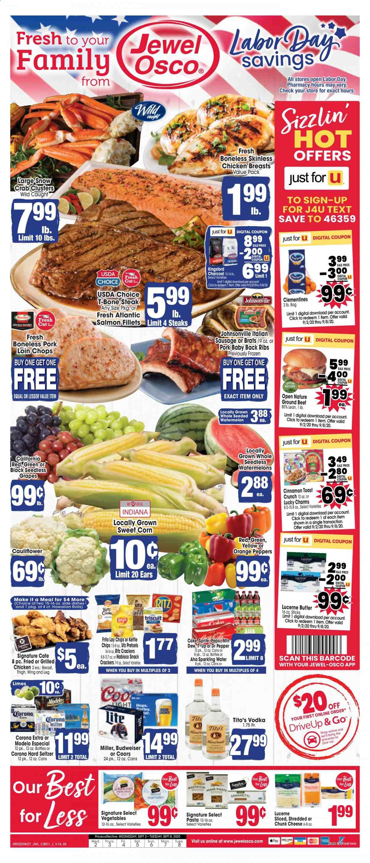 Jewel Osco (IN) Weekly Ad September 2 to September 8