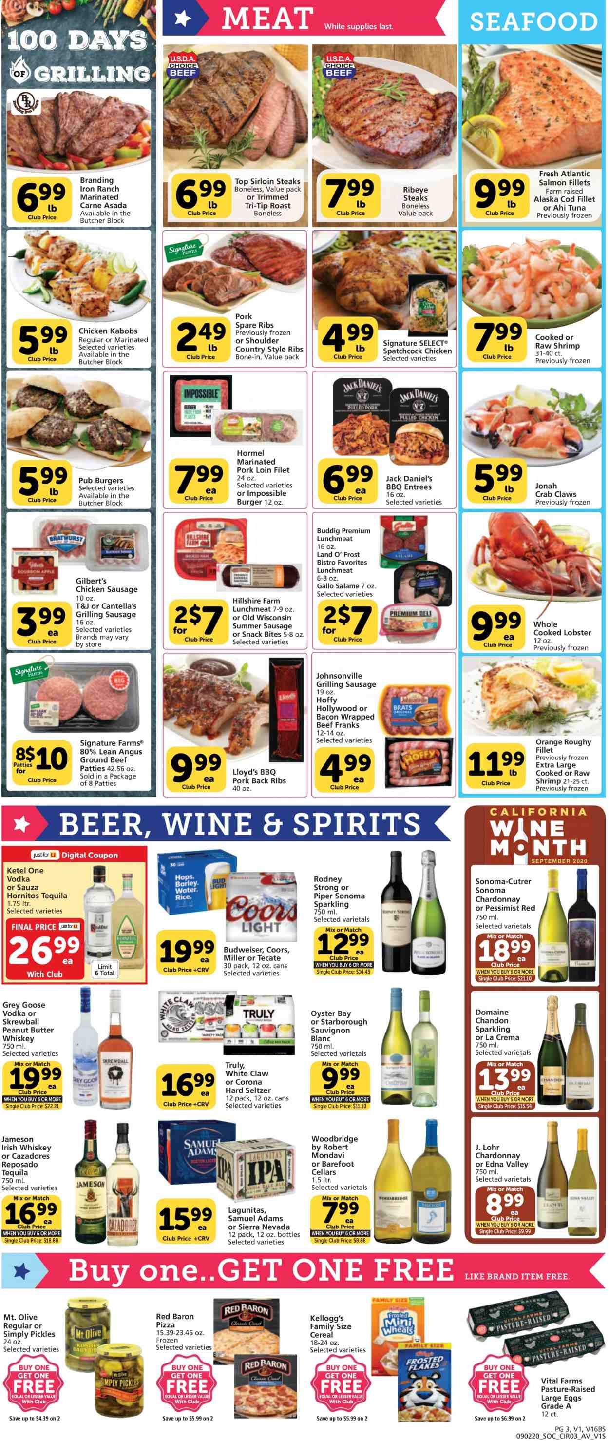 Albertsons Weekly Ad September 2 to September 8