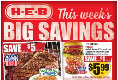 H-E-B Weekly Ad September 2 to September 8