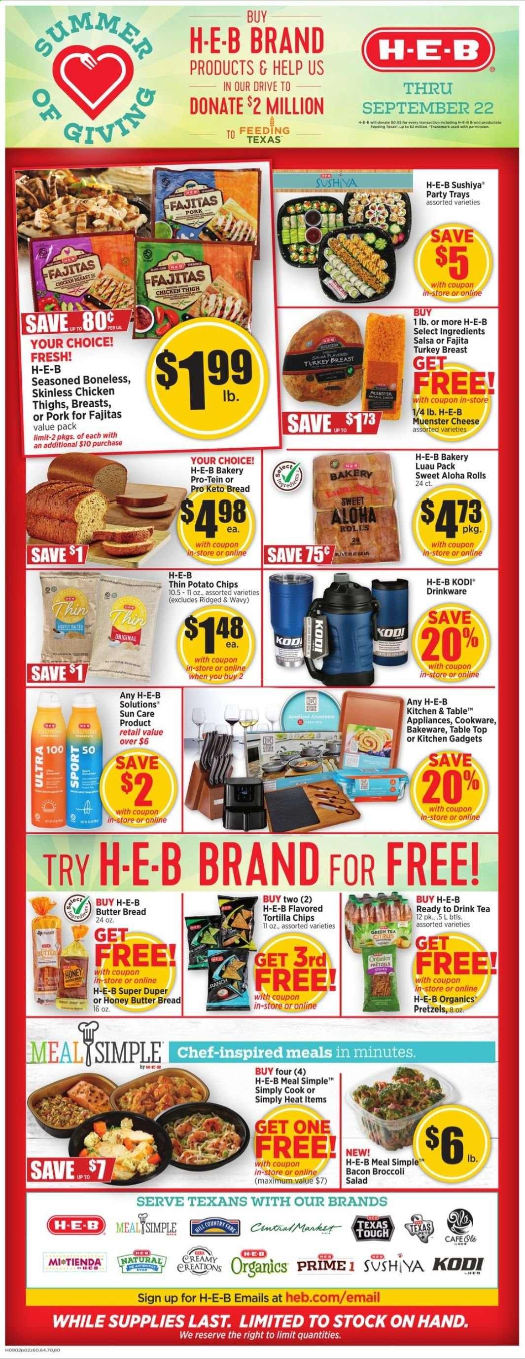 H-E-B Weekly Ad September 2 to September 8
