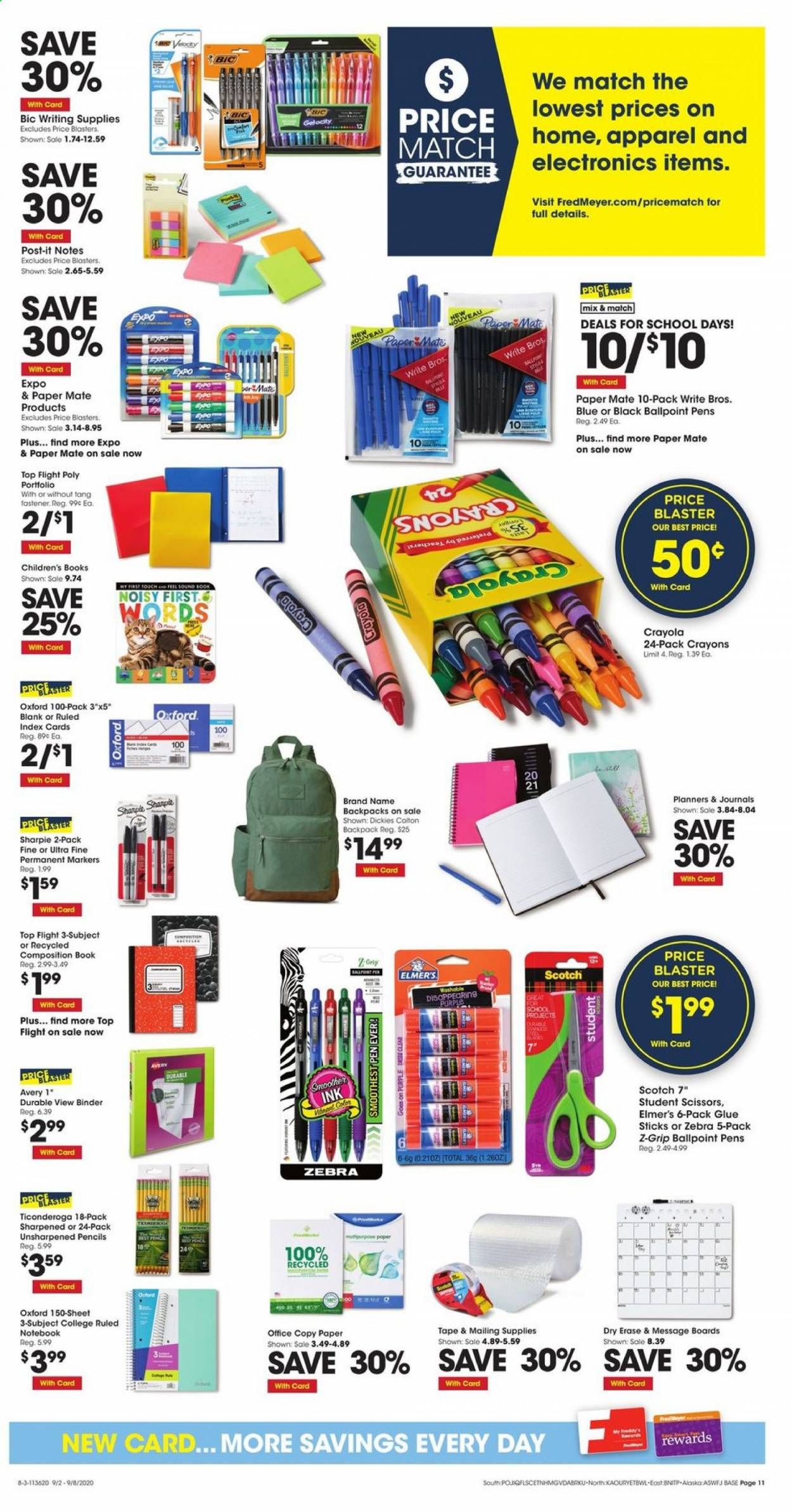 Fred Meyer Weekly Ad September 2 to September 8
